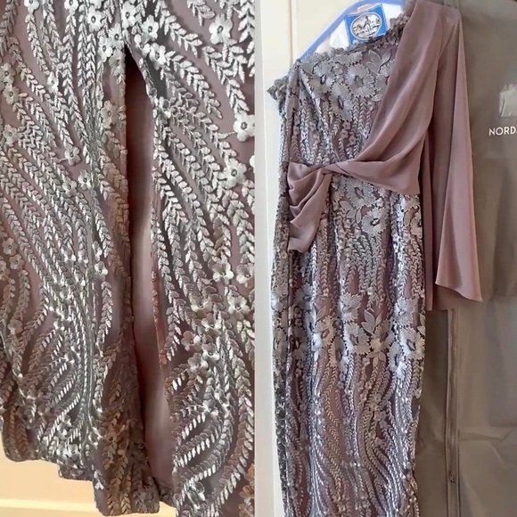 JS Collections like new Nordstrom Amari One-Shoulder Evening Gown JS COLLECTIONS - Picture 11 of 17